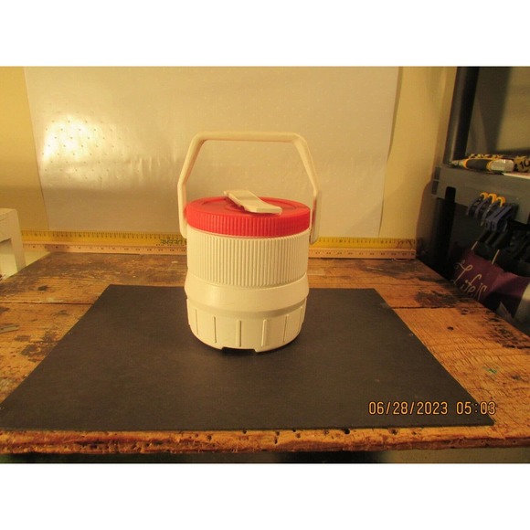 Vintage Red and White HAMILTON SKOTCH - Little Jug Water Cooler - Picture 6 of 6